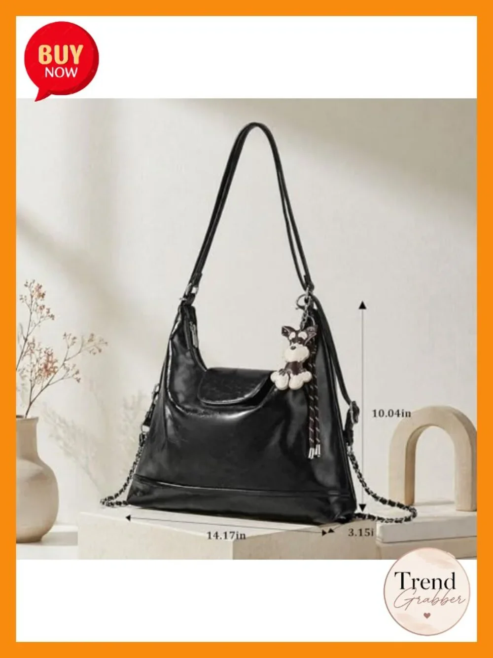 Women's Convertible Hobo Backpack Purse Faux Leather Shoulder Handbag 3-in-1
